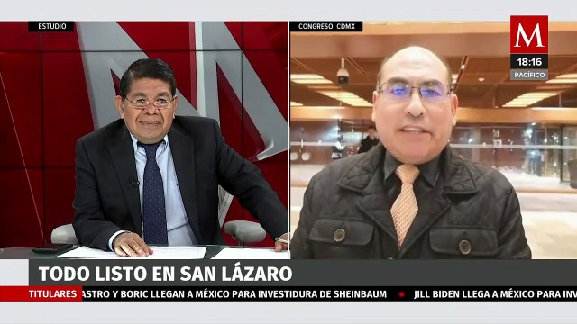 Todo listo en el Palacio de San Lázaro para la toma de protesta de Claudia Sheinbaum