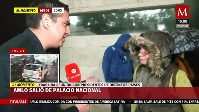 Simpatizantes esperan a AMLO a las afueras de su casa en Tlalpan