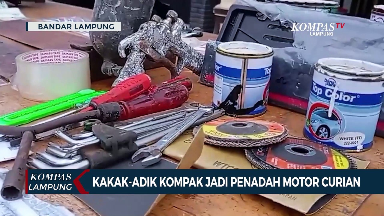 Kakak Beradik Kompak Jadi Penadah Motor Curian