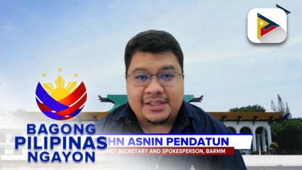 Panayam kay Mohn Asnin Pendatun ukol sa 2025 parliamentary election at iba pang programa at development sa BARMM