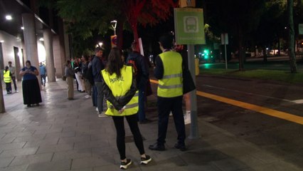 Imatges del servei alternatiu a Tarragona pel tall de Roda de Berà