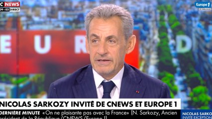 Nicolas Sarkozy évoque son fils Louis, désormais chroniqueur sur LCI : "Ça me fait peur pour lui"