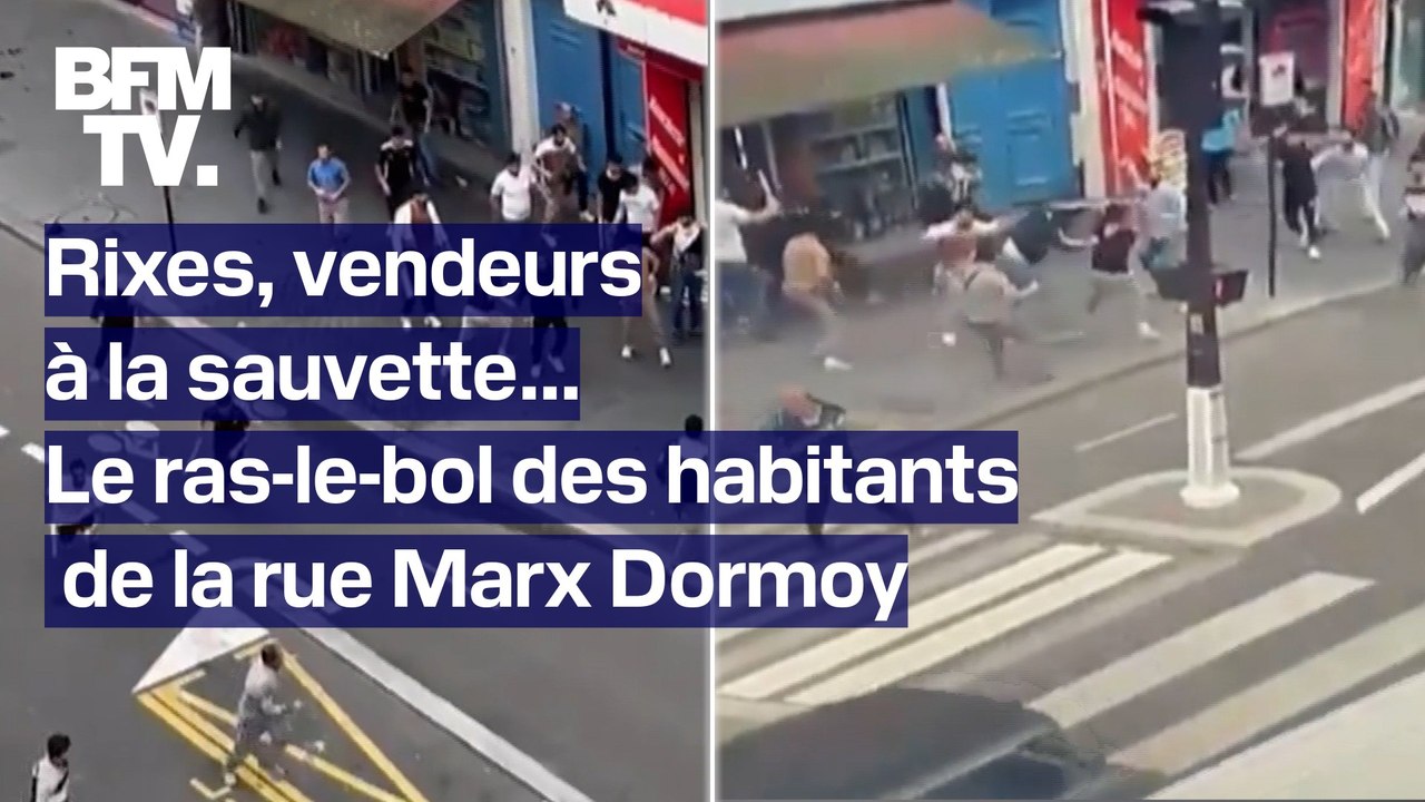 Rixes, vendeurs à la sauvette...Le ras-le-bol des riverains de la rue Marx Dormoy à Paris