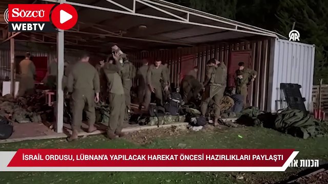 İsrail ordusu, Lübnan'a yapılacak kara harekatı öncesinde yapılan hazırlıkları paylaştı