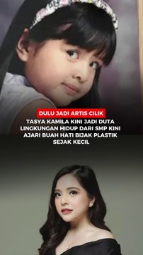 DULU JADI ARTIS CILIK, TASYA KAMILA KINI JADI DUTA LINGKUNGAN HIDUP DARI SMP KINI AJARI BUAH HATI BIJAK PLASTIK SEJAK KECIL