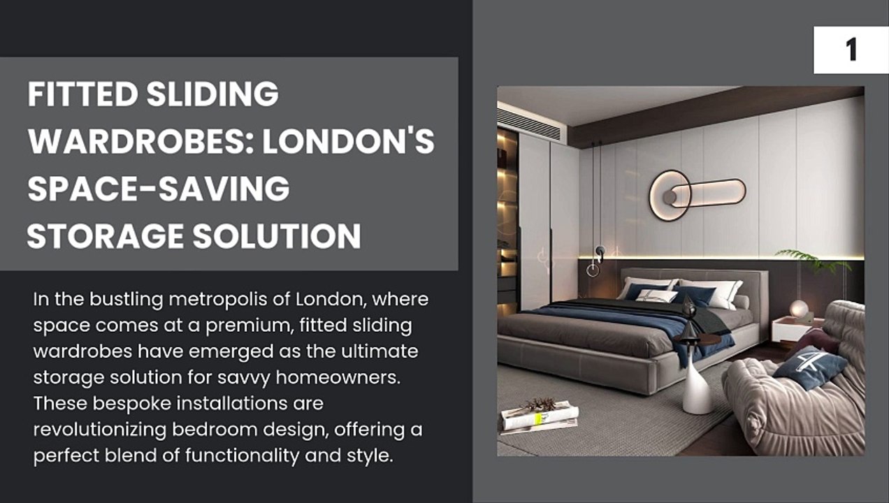 Fitted Sliding Wardrobes London's Space-Saving Storage Solution