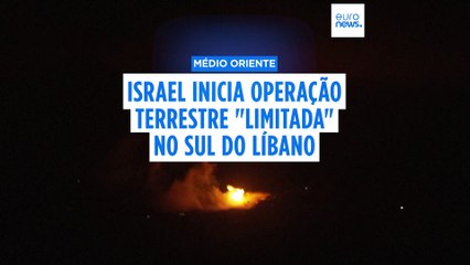 Israel inicia ofensiva terrestre "direcionada" contra o Hezbollah no sul do Líbano