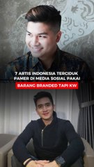 7 Artis Indonesia terciduk pamer di media sosial pakai barang branded tapi KW