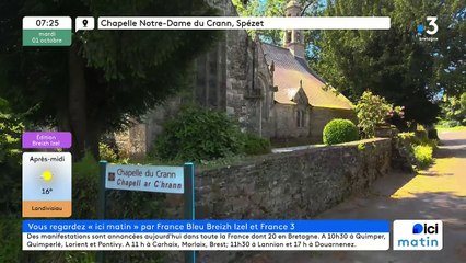 01/10/2024 - ICI Matin France Bleu Breizh Izel en vidéo
