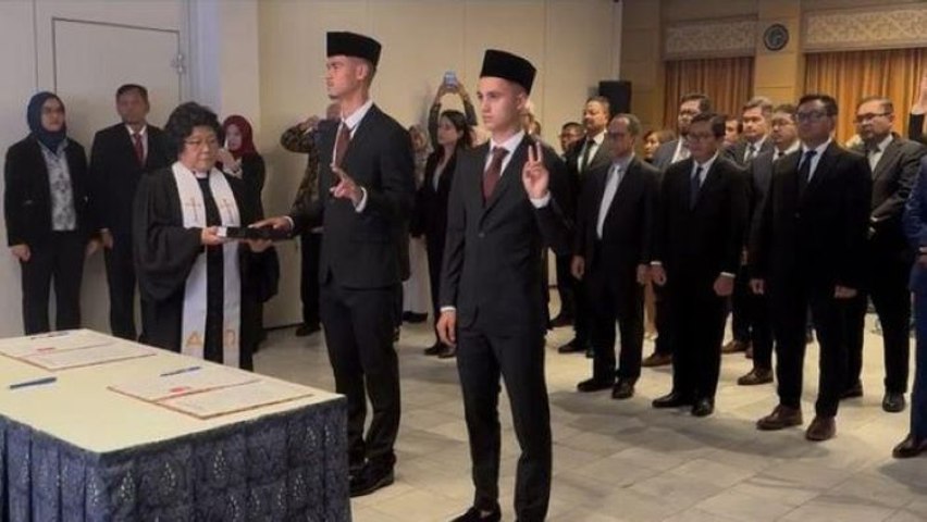 Ini Alasan Mees Hilgers dan Elliano Reijnders Ucapkan Sumpah di KBRI Belgia