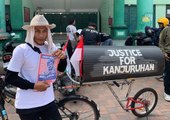 Gowes Keranda Ebes Midun untuk Mencari Keadilan bagi Korban Tragedi Kanjuruhan