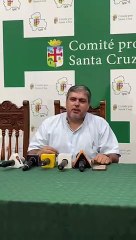 Caso Evo: Comité pro Santa Cruz pide un juicio de responsabilidades contra Lanchipa
