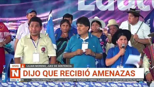 Jueza Lilian Moreno se pronunció sobre la acción de libertad que emitió a favor de Evo Morales.