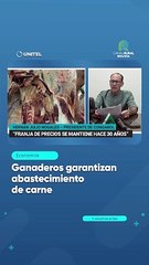 Ganaderos garantizan abastecimiento de carne