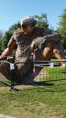 Wooden Troll in Parque de la Familia 