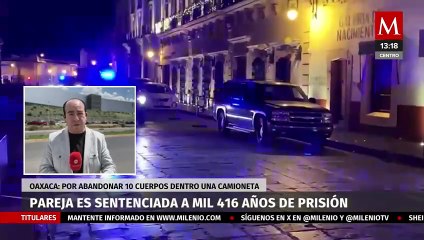 Pareja es sentenciada a mil 416 años de prisión en Zacatecas por abandonar cuerpos bajo árbol de Navidad