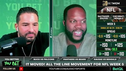 Line Moves in the Ravens vs Bengals Week 5