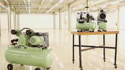 REVIEW HEAVY DUTY AIR COMPRESSOR OIL FREE - SHIGEMITSU HV-0.22 3HP WB550