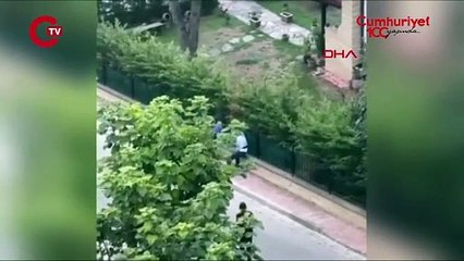 Başakşehir'de güpegündüz eve giren şüpheliler, dövülerek polise teslim edildi