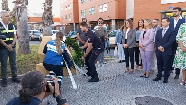 Acto de homenaje de la tragedia del incendio de las discotecas de Atalayas que ha organizado el Ayuntamiento de Murcia.