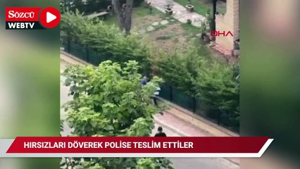 Başakşehir'de güpegündüz eve giren şüpheliler, dövülerek polise teslim edildi