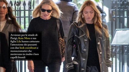 Tale madre tale figlia: Kate e Lila Moss alla Paris Fashion Week