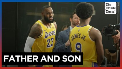 LeBron James given 'more life' playing alongside his son Bronny for Lakers