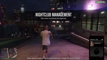 GTA Online Nightclub Management Mission Play Music Day 1