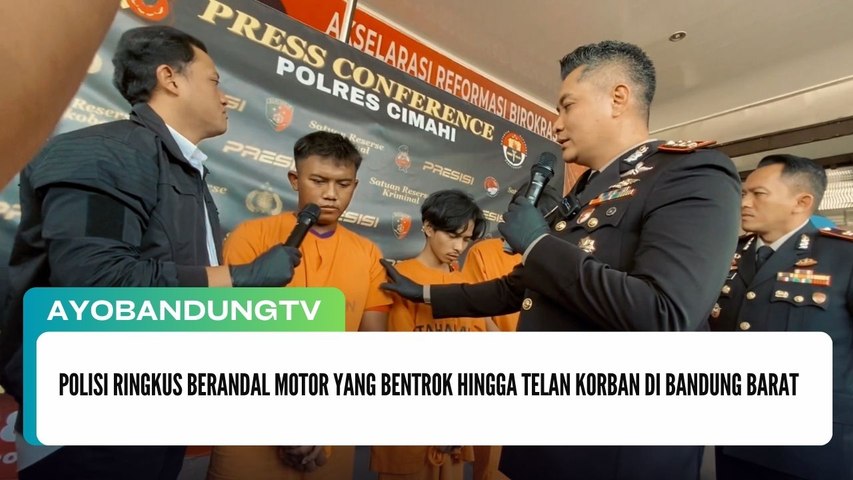 Polisi Ringkus Berandal Motor yang Bentrok hingga Telan Korban di Bandung Barat