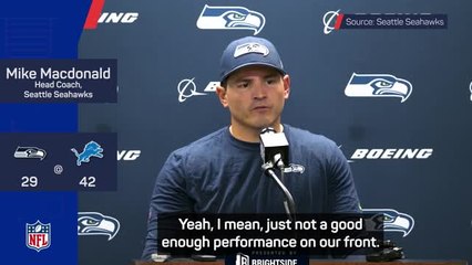 Seahawks 'just not good enough' in first defeat of 2024 season
