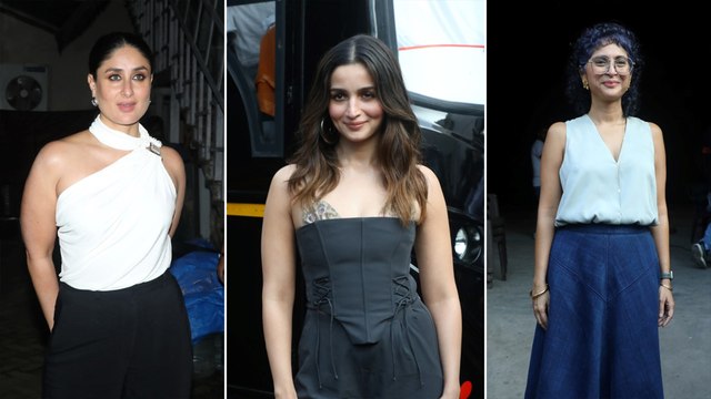 Alia Bhatt And Kiran Rao On Set For Kareena Kapoor's Popular Show 'What Women Want'
