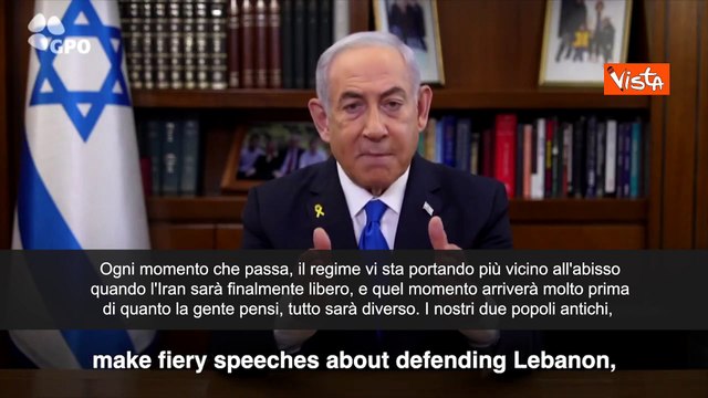 Il messaggio di Netanyahu agli iraniani: Israele ? con voi, presto sarete liberi