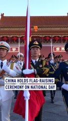 China holds flag-raising ceremony on National Day