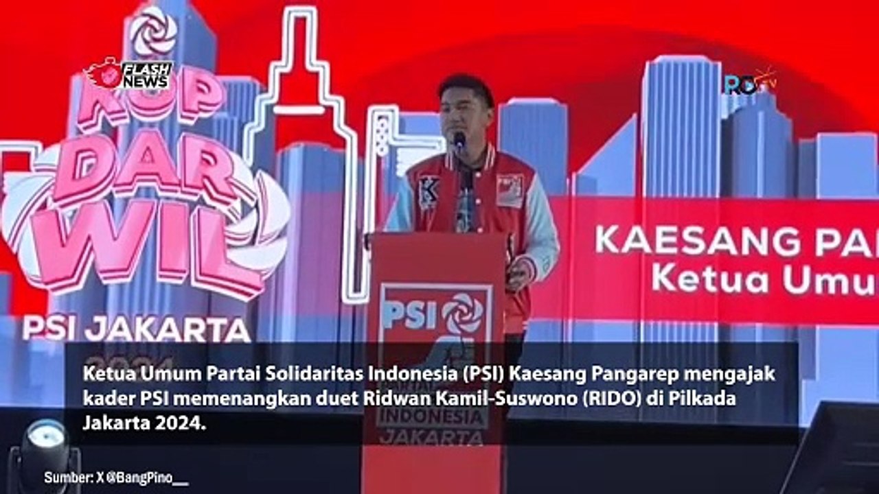 Kaesang Mau Kasih Private Jet Buat Kader PSI yang Menangkan RK-Suswono
