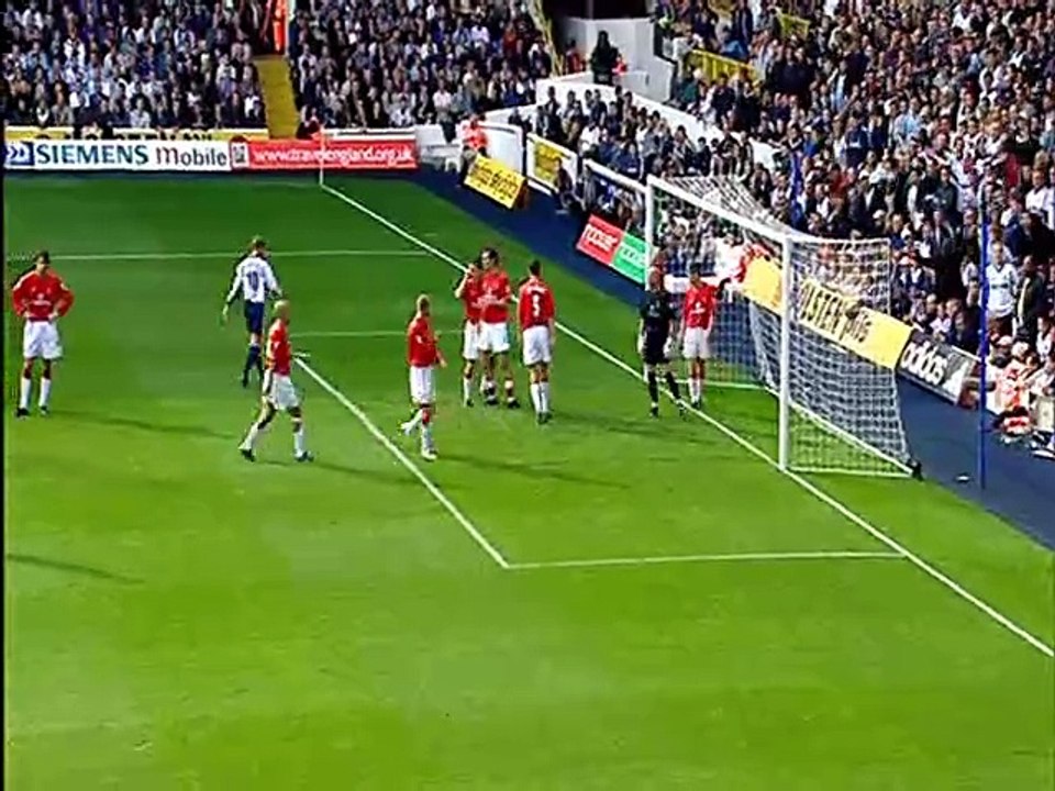 Season 2001-02 - Tottenham Hotspur vs Manchester United