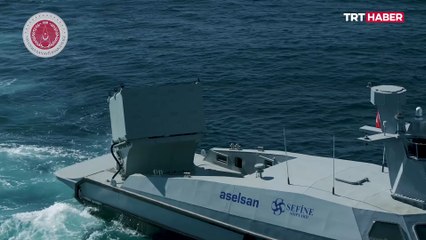 MARLİN silahlı insansız deniz aracıyla KUZGUN seyir füzesi ateşlendi