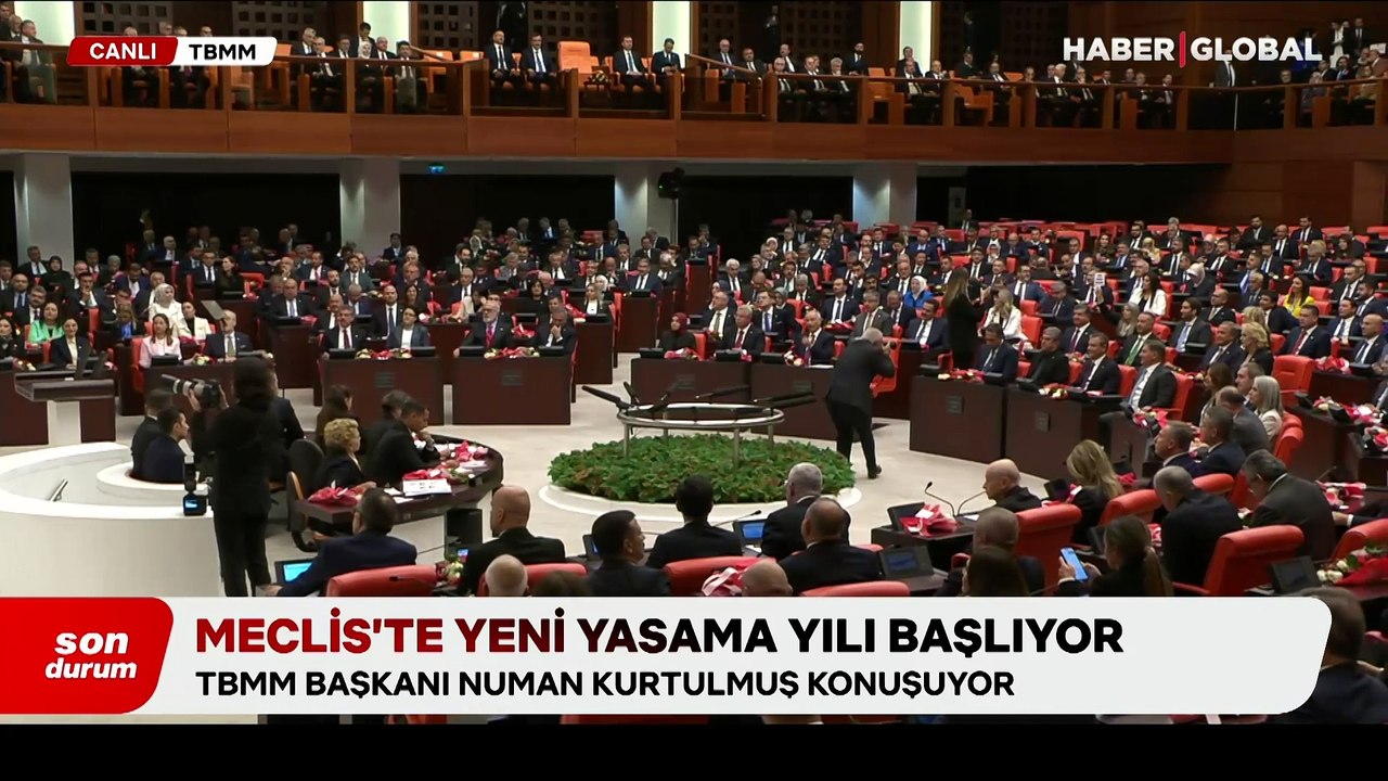 Meclis Başkanı Kurtulmuş, yeni yasama yılının açılışında konuştu: "Türkiye de gözü dönmüş İsrail'in hedefinde"
