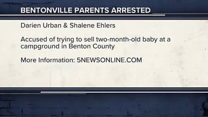 Etats-Unis: Un couple de l'Arkansas arrêté après avoir tenté de vendre leur bébé de deux mois contre 1.000 dollars et un pack de bières - VIDEO