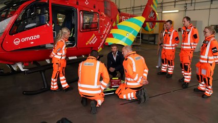 Beckham & William celebrate hitting £15M air ambulance goal