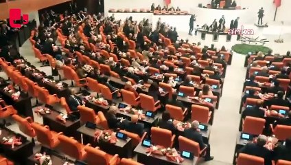 CHP grubunun Erdoğan’ı ayakta karşıladığı anlar