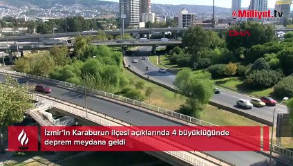 İzmir'de 4 büyüklüğünde deprem!