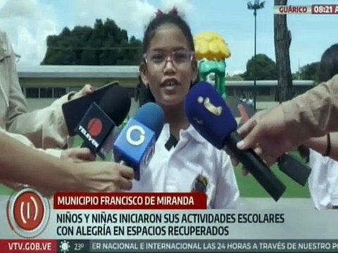 Guárico | Niños y niñas retornan a sus planteles educativos totalmente rehabilitados