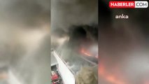 Sancaktepe'de Soğuk Hava Deposunda Yangın