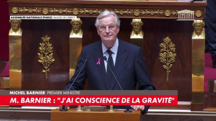 Michel Barnier : «J’ai conscience de la gravité et de l’importance de ce moment»
