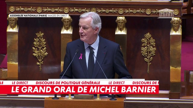 Michel Barnier : «Je pars avec le gouvernement, d'un vote populaire qui vous a élu et qui traduit des attentes fortes, urgentes, justifiées»