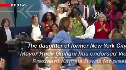 Rudy Giuliani's Daughter Caroline Endorses Kamala Harris