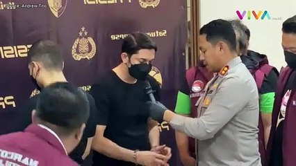Andrew Tampak tertunduk lesu, Minta Maaf ke Istri dan Anak