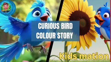 The Little Bird and the Colorful Garden | Learn Colors with Bini | Fun Kids Story