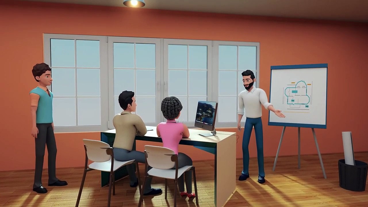 3D Animation Clip of Business Conference by Whimsitoons _ 3D Animation