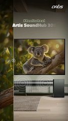 Artis SoundHub 300 - Compact Bluetooth Soundbar for Clear Audio